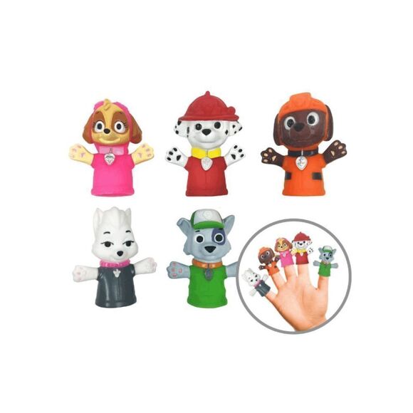 NEW PAW Patrol Bath Finger Puppets, Marshall & Friends - Picture 1 of 8